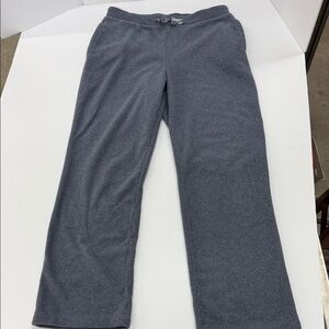 L.L. Bean Soft Gray Fleece Lounge Pants  medium